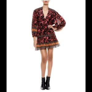 3X “HOST PICK” Alice +Olivia Mandarin Collar Dress